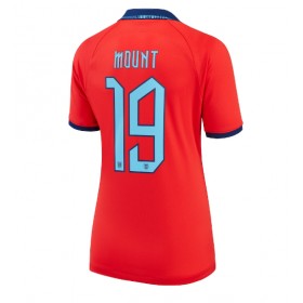 Camiseta de fútbol Inglaterra Mason Mount 19 Mujer 2ª equipación Copa Mundo 2022